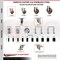 Service Caster 3 Inch 316SS High Temp Glass Filled Nylon 1 Inch Stem Caster Lock Brake SCC SCC-SS316TTLEX20S314-GFNSHT-1 - alternate 1